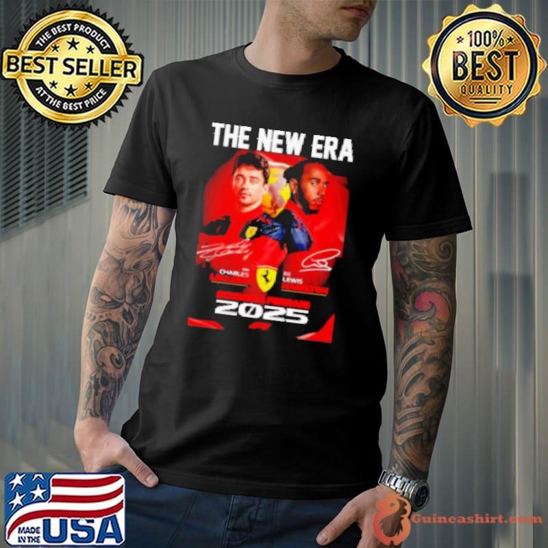 The New Era Charles Leclerc x Lewis Hamilton 2025 Signatures Shirt