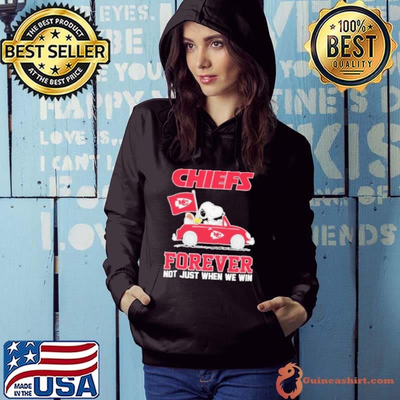 The Peanuts On Car Kansas City Chiefs Forever Not Just When We Win Shirt