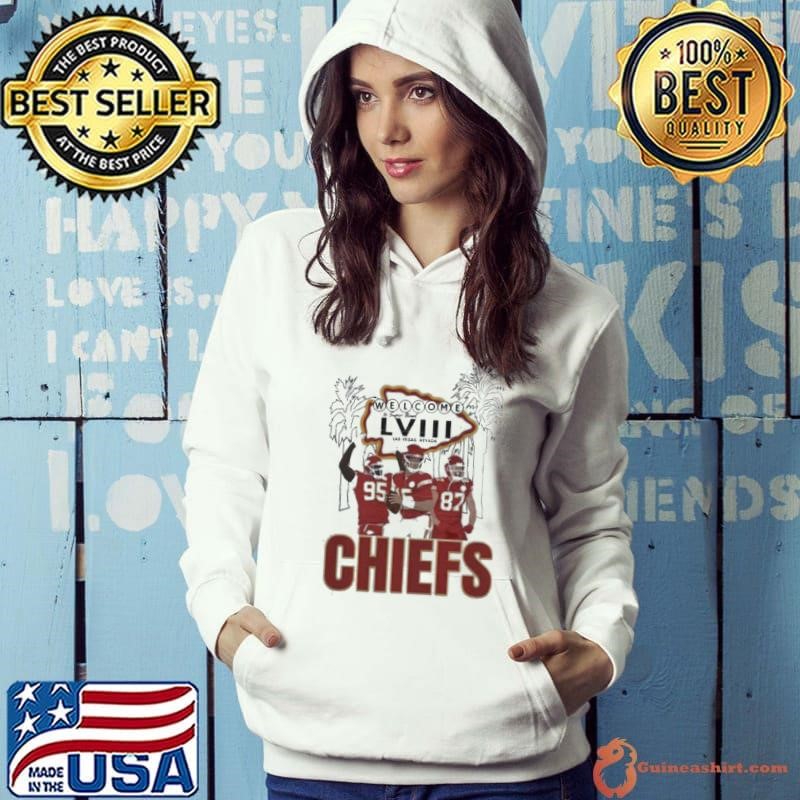 Top Welcome To Supper Bowl Lviii Las vegas Nevada Chiefs Hoodie