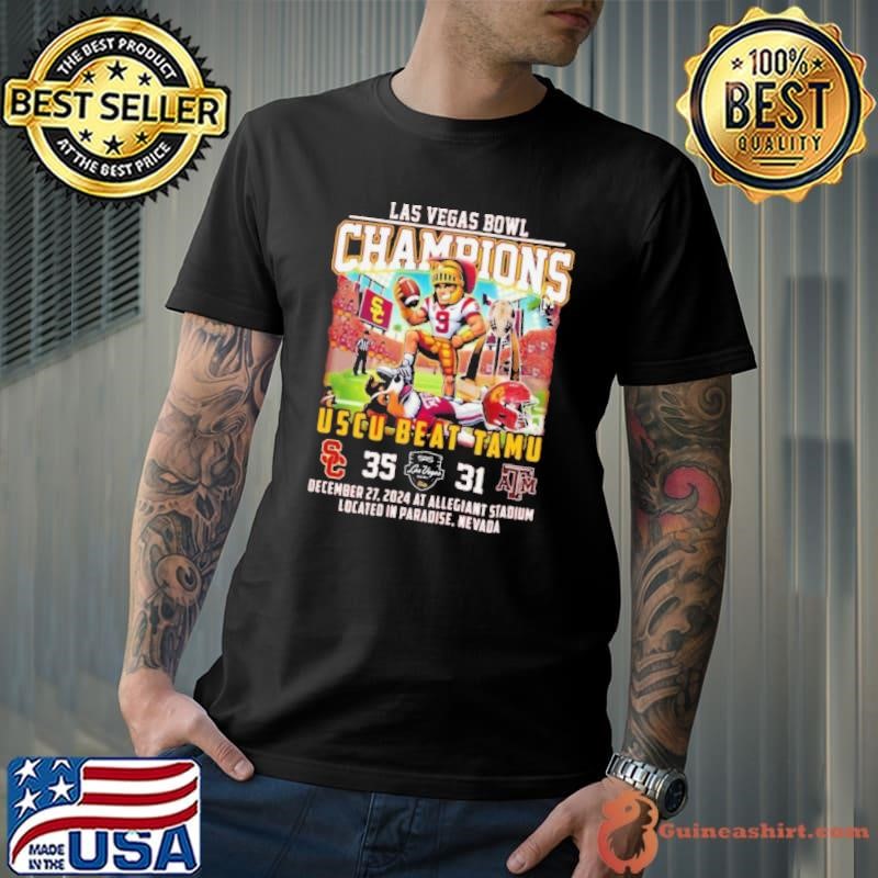 USC Trojans Beat Texas A&M Aggies 2024 Las Vegas Bowl Champions 35 31 Dec 27 2024 Allegiant Stadium Mascot Unisex