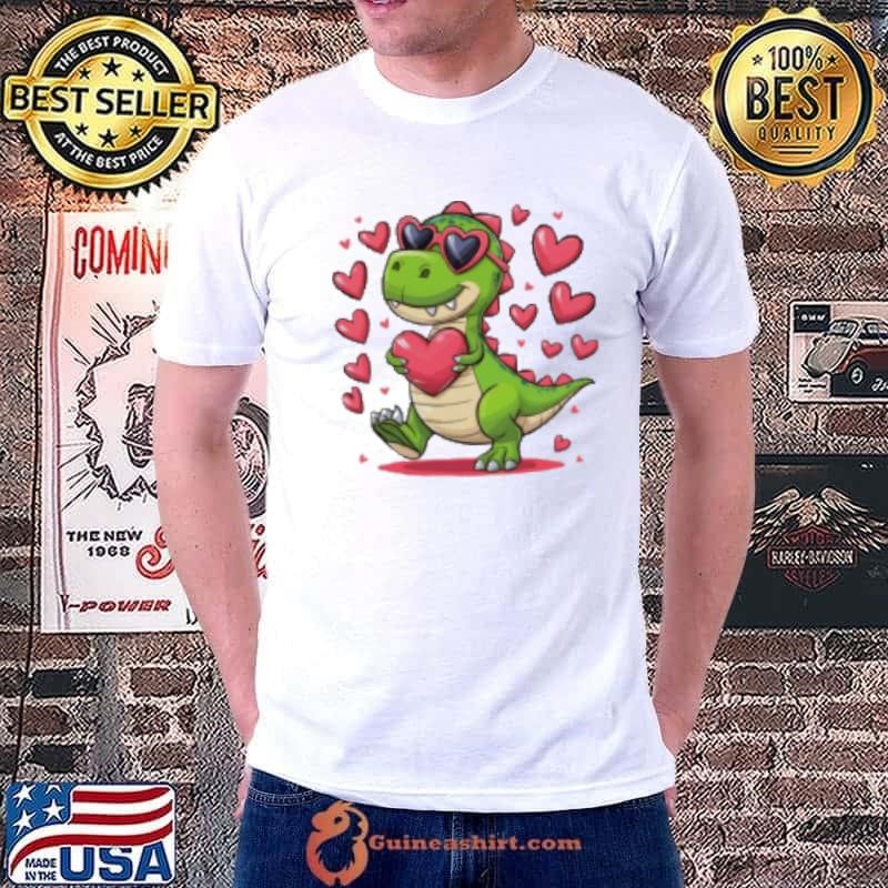 Valentine's Day T Rex Dino Love Valentine Dinosaur Unisex
