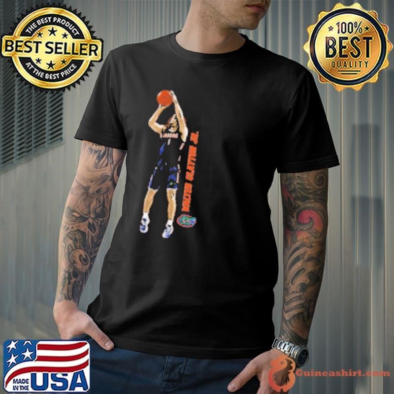 Walter Clayton Jr. Florida Gators Basketball Signature Cartoon Shirt