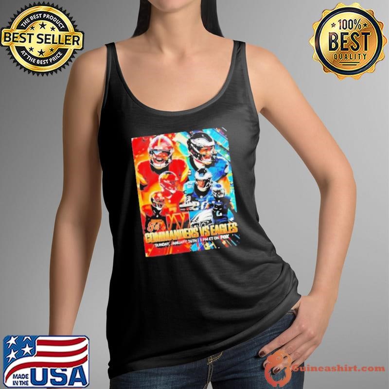 Washington Commanders Vs Philadelphia Eagles NFC Championship Matchups 2024 On Sunday January 26th Tank Top
