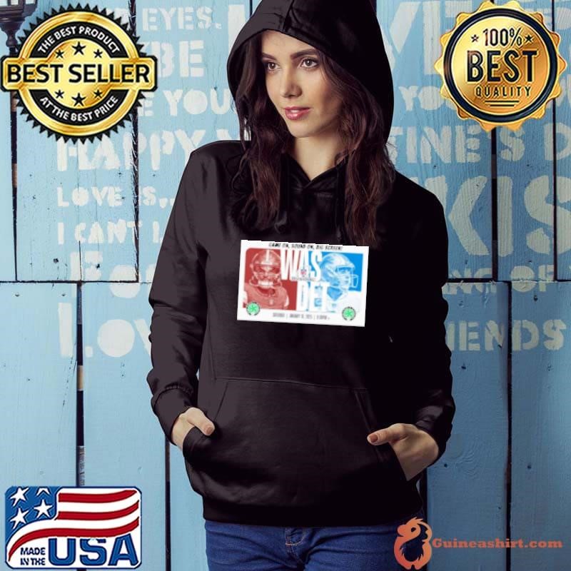 Washington Commanders vs Detroit Lions NFL Divisional Game On Sound On Big Screen Saturday Jan 18 2025 Shirt