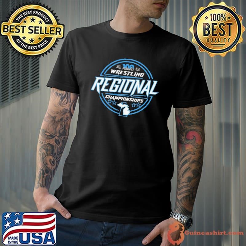 2025 MHSAA Boys Individual Wrestling Regionals shirt