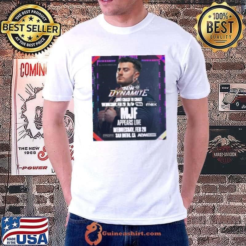 AEW Dynamite Coast To Coast MJF Appears Live Wednesday Feb 26 2025 San Diego CA Unisex