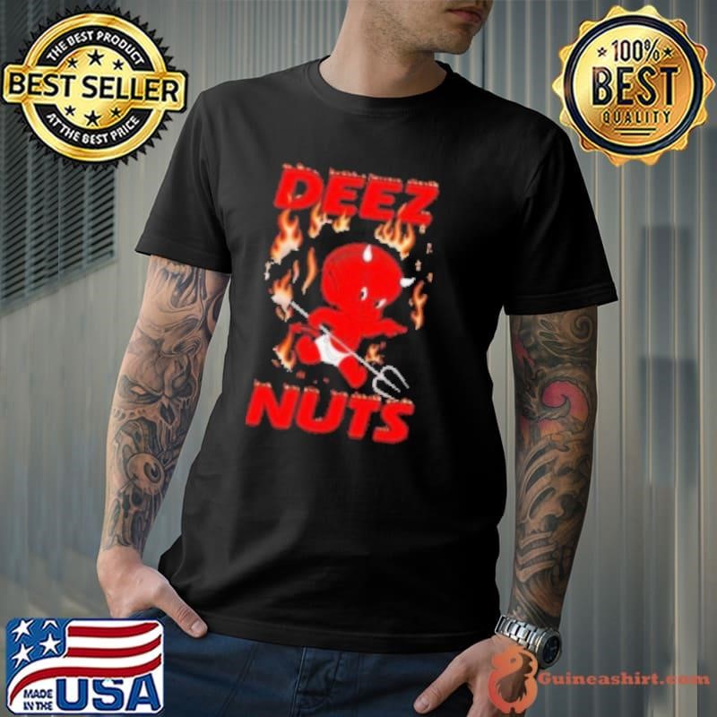 Deez Nuts Hot Stuff Devil Toddler Flames Unisex