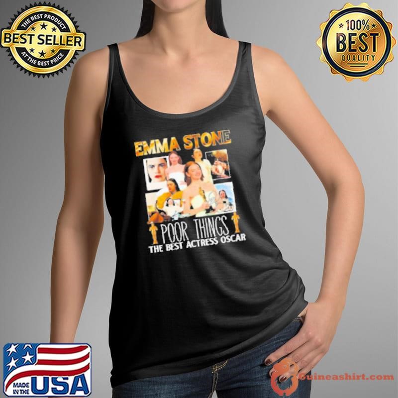 Emma Stone Poor Things The Best Actress Oscar signature photos Shirt