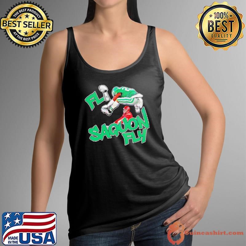 Fly Saquon Fly Eagles Saquon Barkley Super Bowl Lix Parody shirt