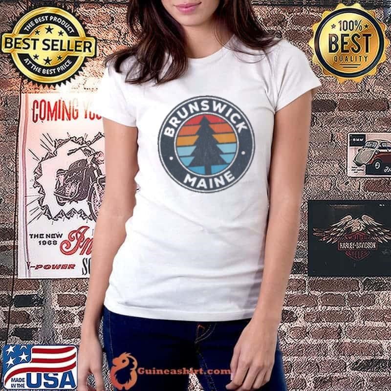 Good Brunswick Maine Me Vintage Retro 70s hirt Ladiestee
