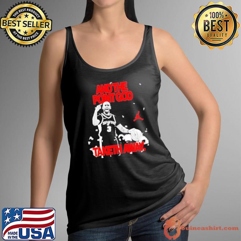 Jordan x Chris Paul And The Point God Taketh Away San Antonio Spurs 2025 NBA Season Shirt