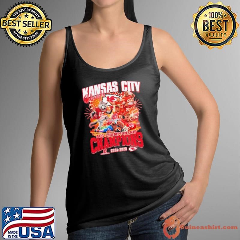 Kansas City Chiefs AFC Championships 2024 2025 Champions Shirt