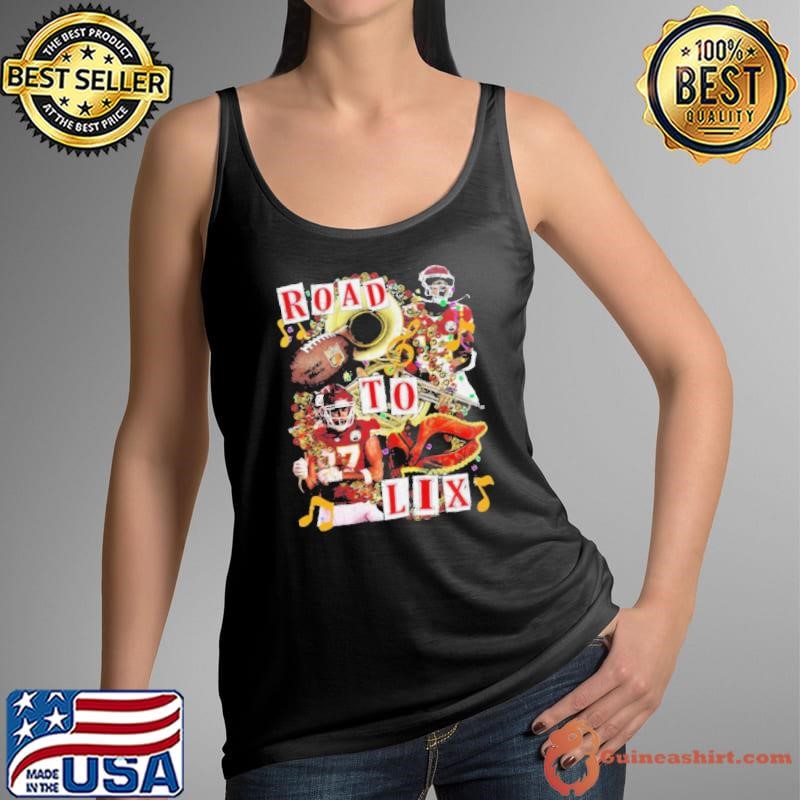 Kansas City Chiefs Road to LIX Super Bowl Tank Top