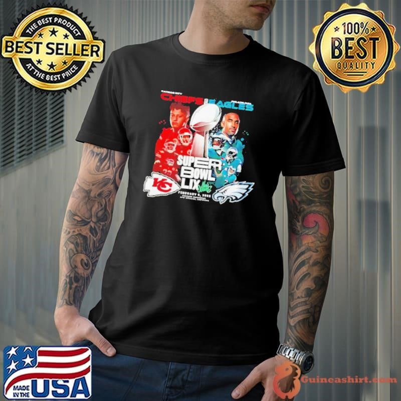 Kansas City Chiefs vs Philadelphia Eagles Matchup Super Bowl LIX February 2025 Unisex