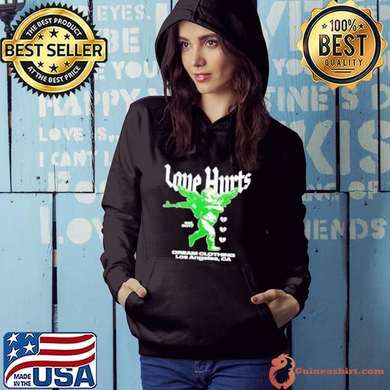 Love Hurts Los Angeles CA cupid Hoodie