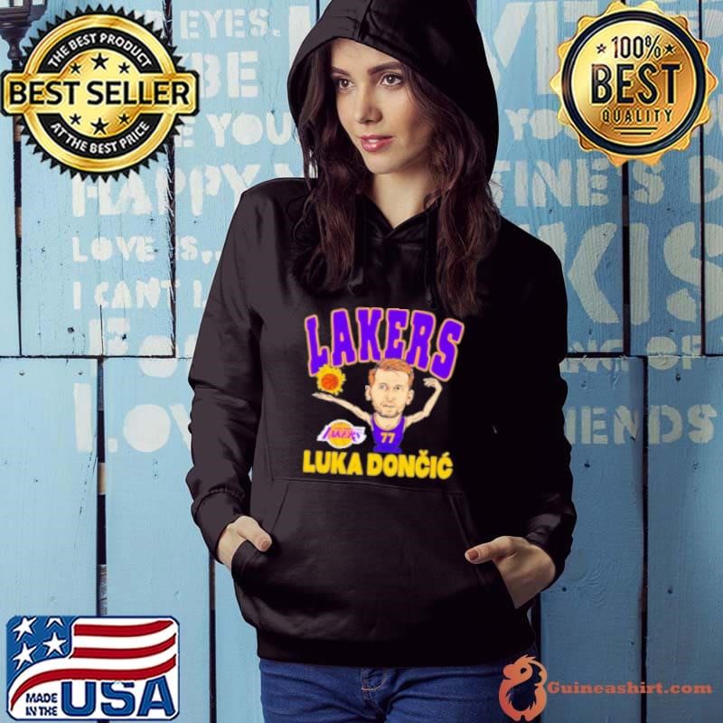 Luka Doncic Los Angeles Lakers player caricature Hoodie