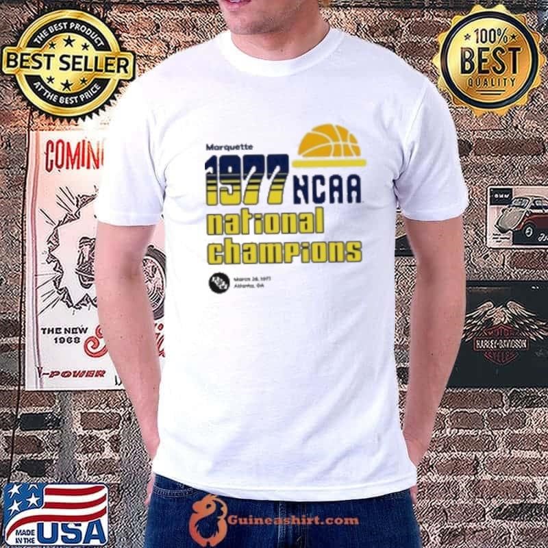 Marquette Basketball 1977 NCAA National Champs Unisex
