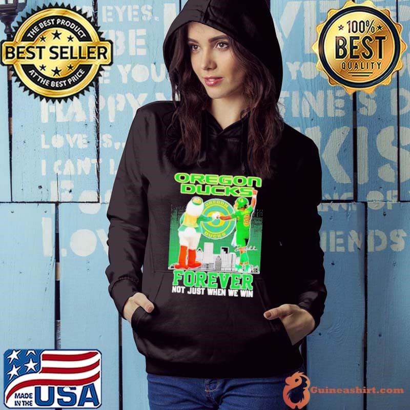 Oregon Ducks forever not just when we win mascot and Dillon Gabriel Hoodie