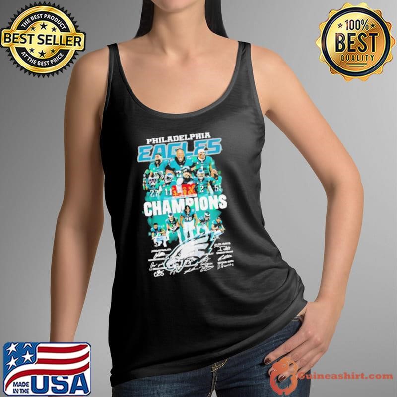 Philadelphia Eagles Super Bowl LIX Champions players signatures Tank Top