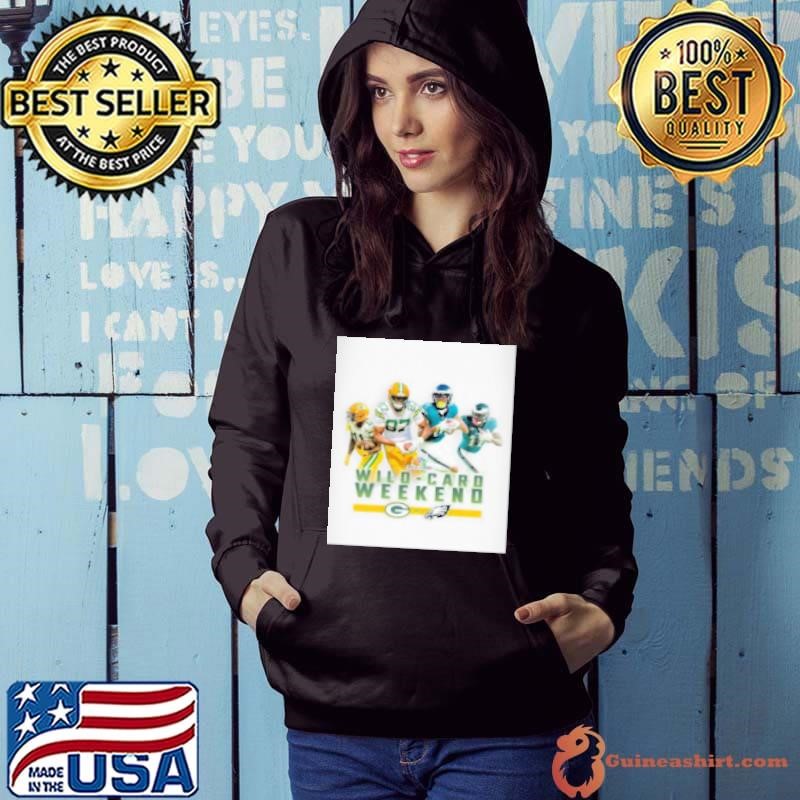 Poster Green Bay Packers At Philadelphia Eagles NFL Football Wild Card Weekend Philadelphia Hoodie