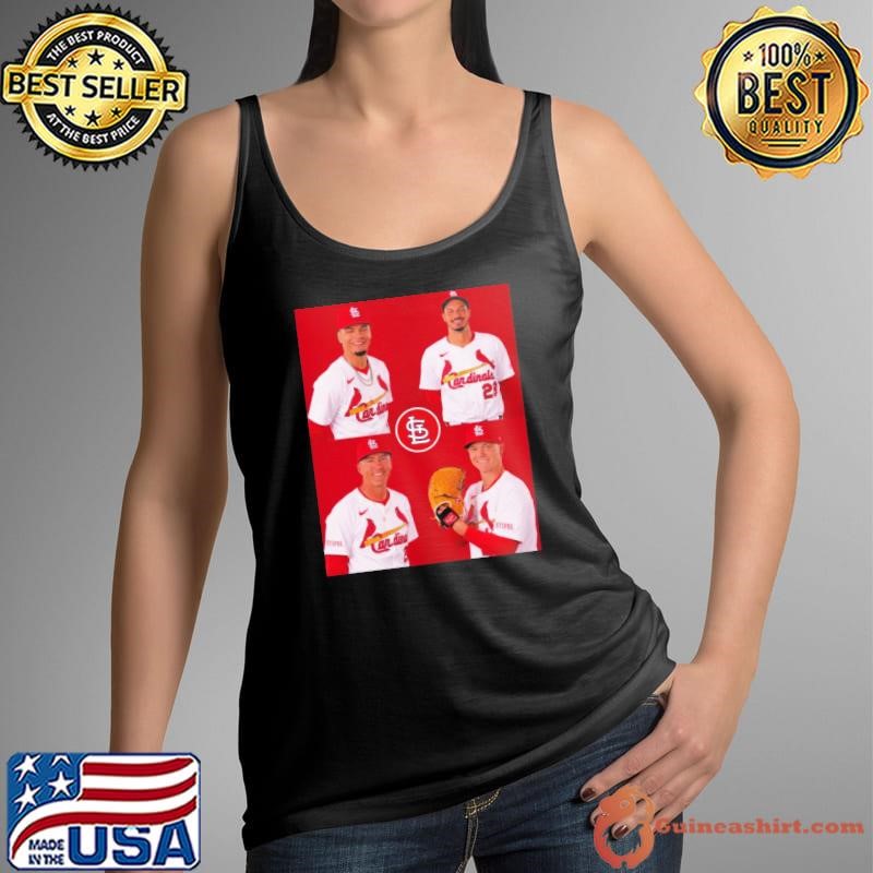 Poster St. Louis Cardinals MLB photo day Masyn Winn, Nolan Arenado, Lars Nootbaar, Sonny Gray shirt