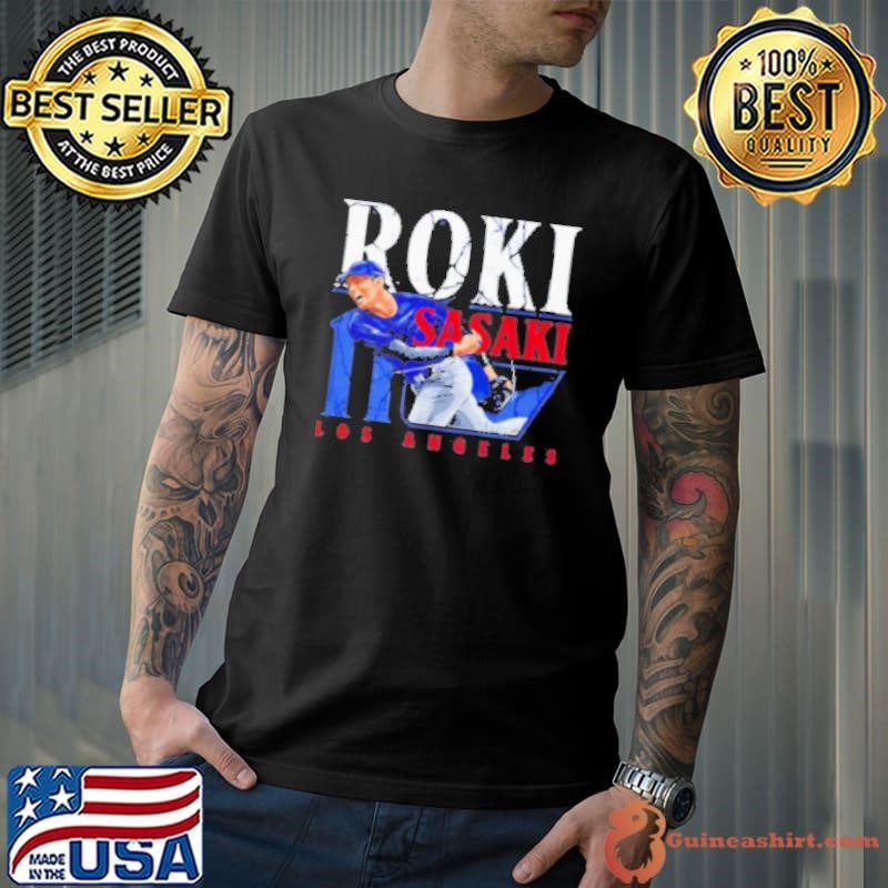 Roki Sasaki Los Angeles Dodgers player name Shirt