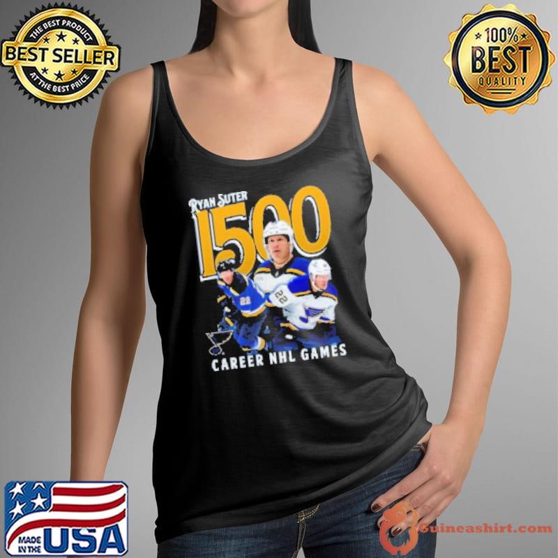 Ryan Suter St. Louis Blues 1500 Career NHL Games shirt
