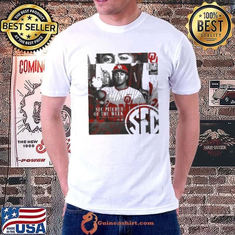 SEC Pitcher of the Week Kyson Witherspoon Oklahoma Sooners men’s Baseball Signature Unisex