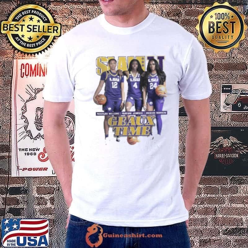 SLAM Cover Tee SLAMU 5 LSU Tigers Womens Basketball Mikaylah Williams – Flau'jae Johnson And Aneesah Morrow Unisex