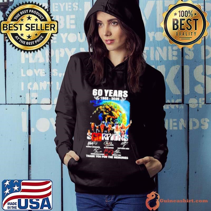 Scorpions 60th Anniversary 1965 2025 Thank You For The Memories Hoodie