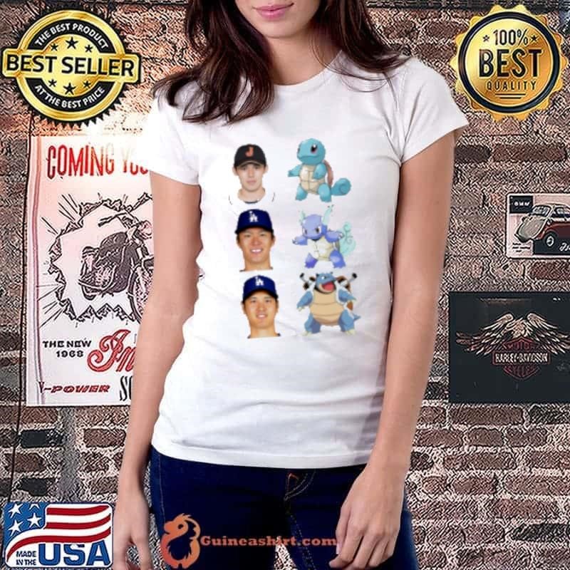 Shohei Ohtani vs Pokemon Zenigame evolution Ladiestee