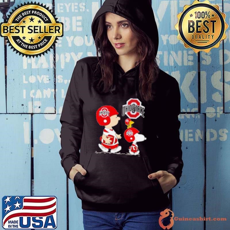 Snoopy And Charlie Brown Woodstock Fan Ohio State Buckeyes X The Peanuts Shirt