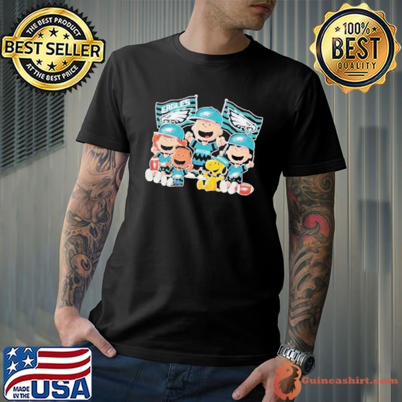 Snoopy And Friends Fan The Peanuts Philadelphia Eagles Philly T Unisex