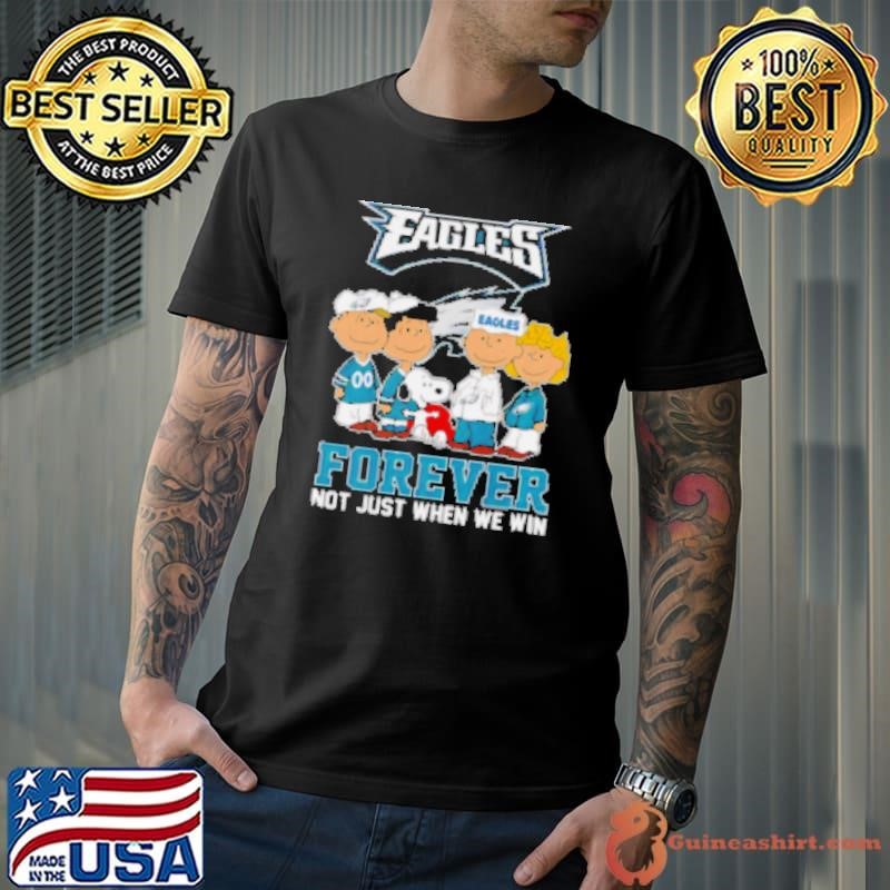 Snoopy Peanuts Eagles forever not just when we win Unisex