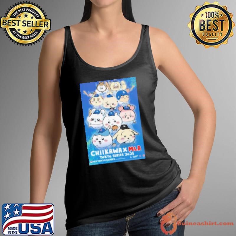 The Popular Japanese Character Chiikawa x MLB Tokyo Series 2025 Tank Top