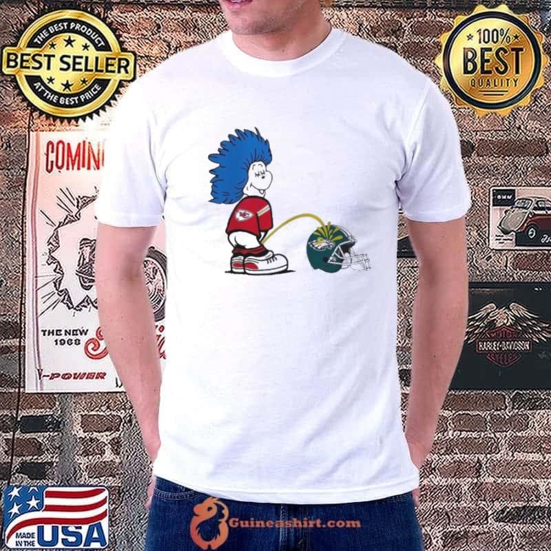 Thing One Kansas City Chiefs Piss On Philadelphia Eagles T Shirt