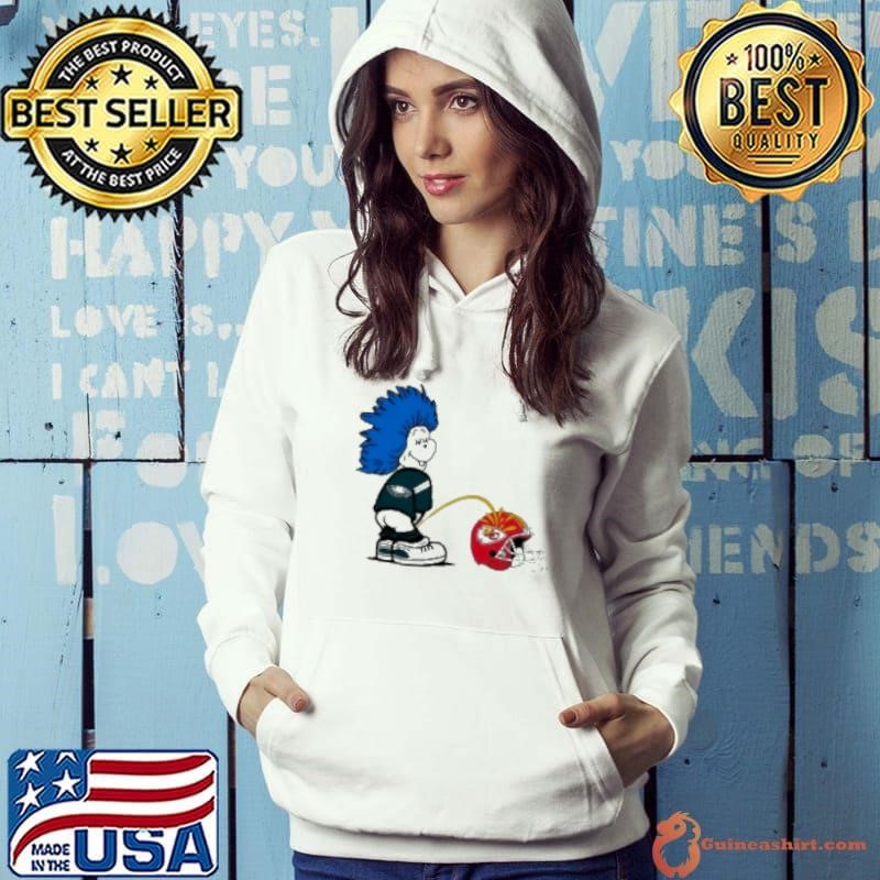 Thing One Philadelphia Eagles Piss On Kansas City Chiefs Hoodie
