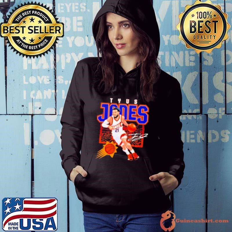 Tyus Jones Phoenix Suns NBA basketball shattered signature vintage T Hoodie