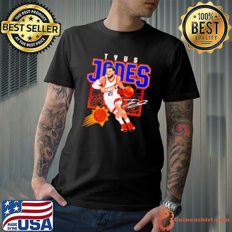 Tyus Jones Phoenix Suns NBA basketball shattered signature vintage T Unisex