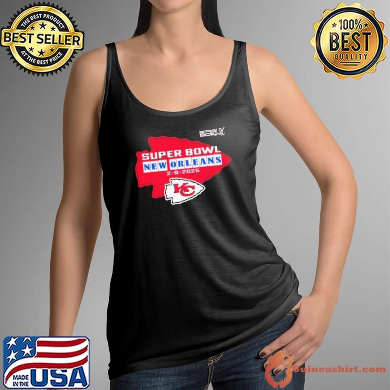 Vintage Super Bowl New Orleans Feb 9 2025 Chiefs Logo T Tank Top