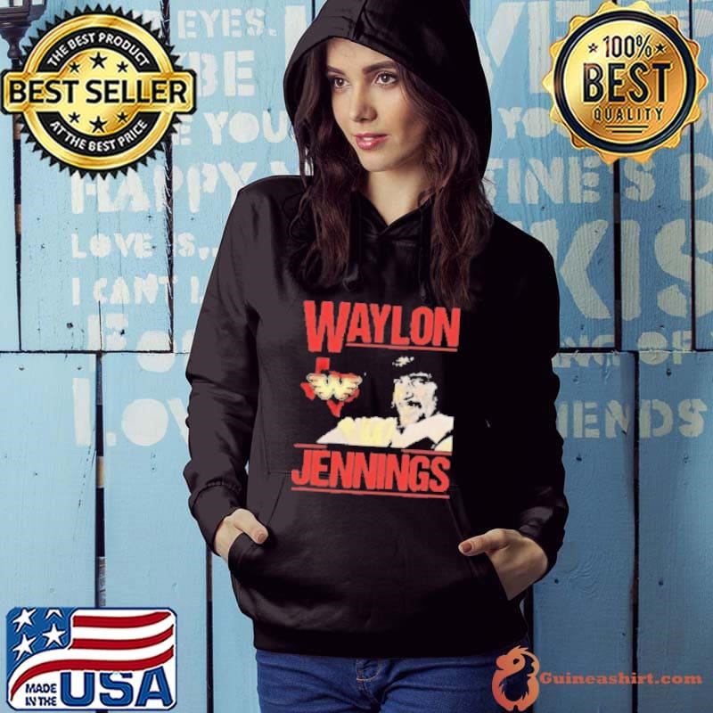 Waylon Jennings Flying W Over Texas Shirt