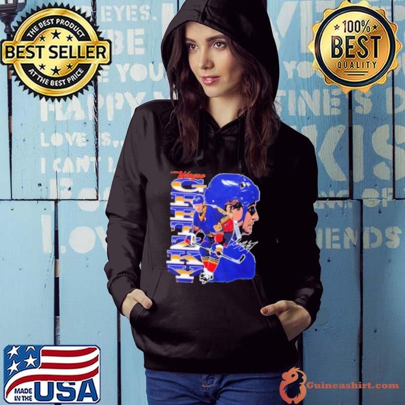 Wayne Gretzky St. Louis Blues Vertical signature Hoodie