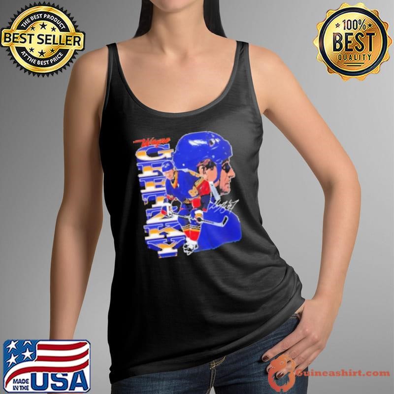 Wayne Gretzky St. Louis Blues Vertical signature Shirt