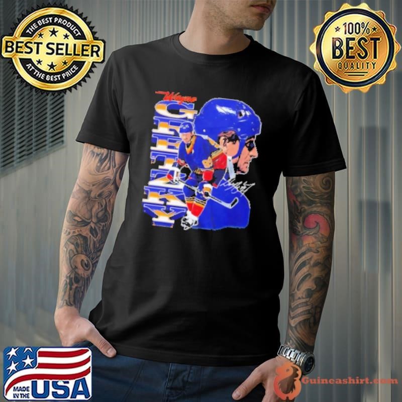Wayne Gretzky St. Louis Blues Vertical signature Unisex
