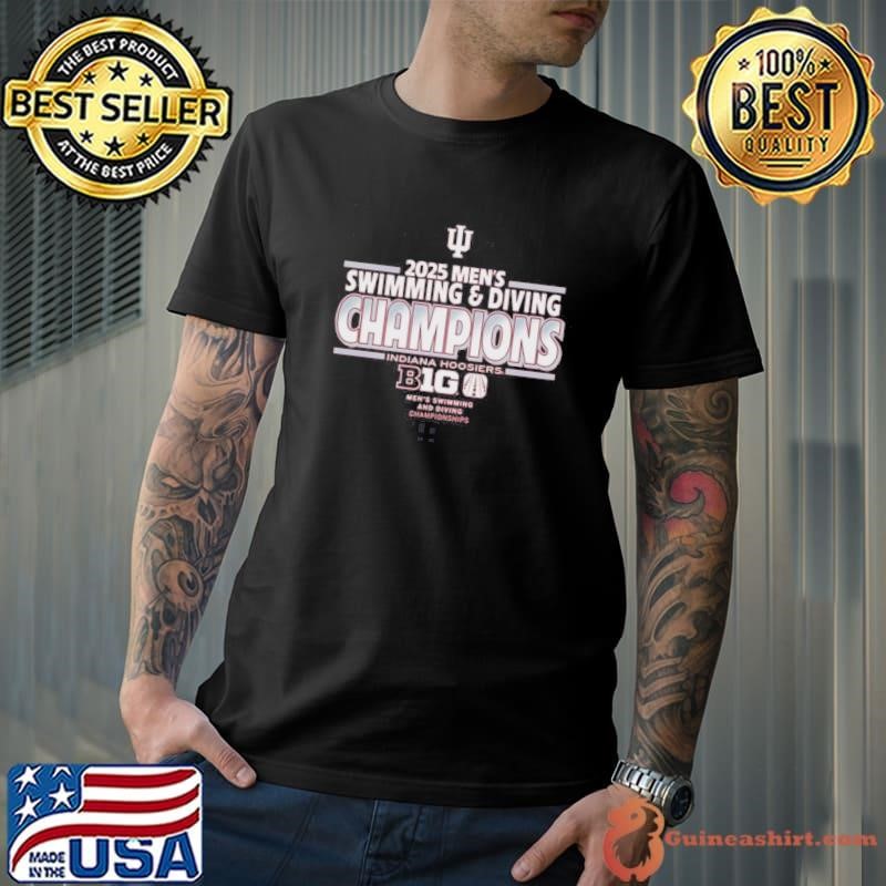 2025 Mens Swim And Dive Champions Indiana Hoosiers Big Ten NCAA shirt