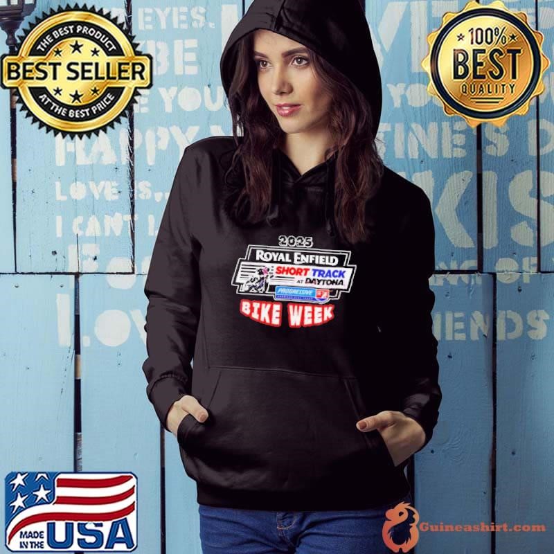 2025 Royal Enfield Short Track At Daytona Bike Week Logo Hoodie