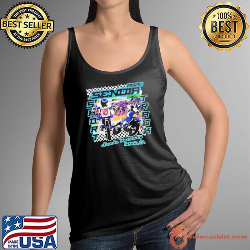 2025 Senoia Short Track American Flat Tracker Tank Top