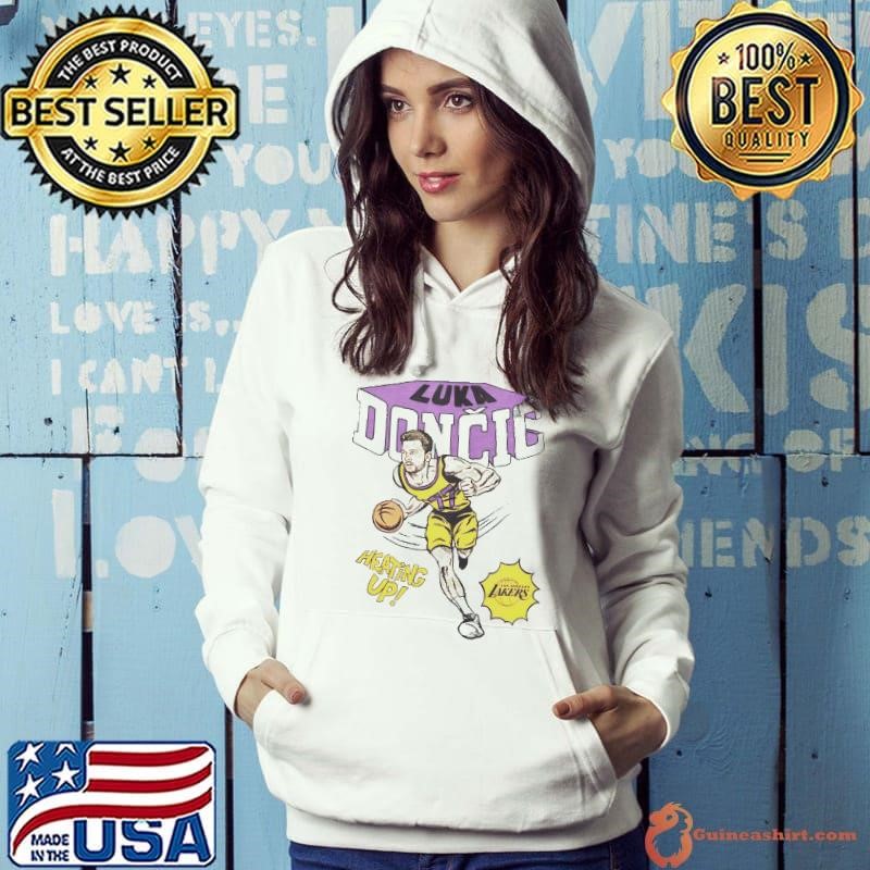 Awesome Los Angeles Lakers Comic Book Luka Doncic Hoodie
