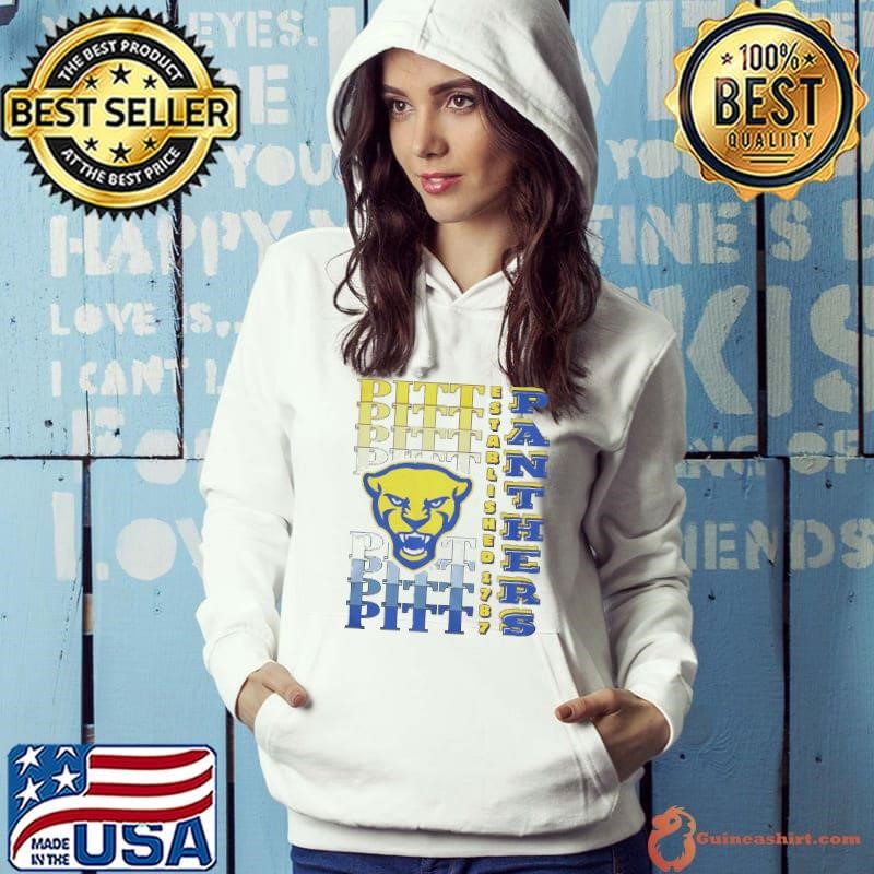 Awesome Pittsburgh Panthers Gradient Wordmark Hoodie