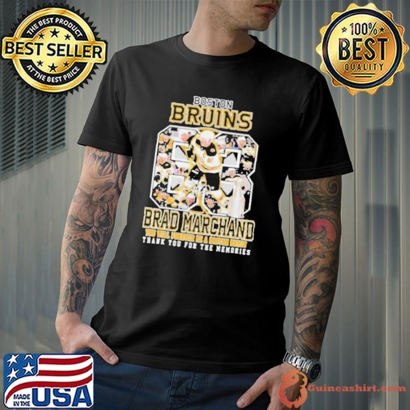 Brad Marchand You Will Forever Be A Boston Bruins Thank You For The Memories shirts Unisex